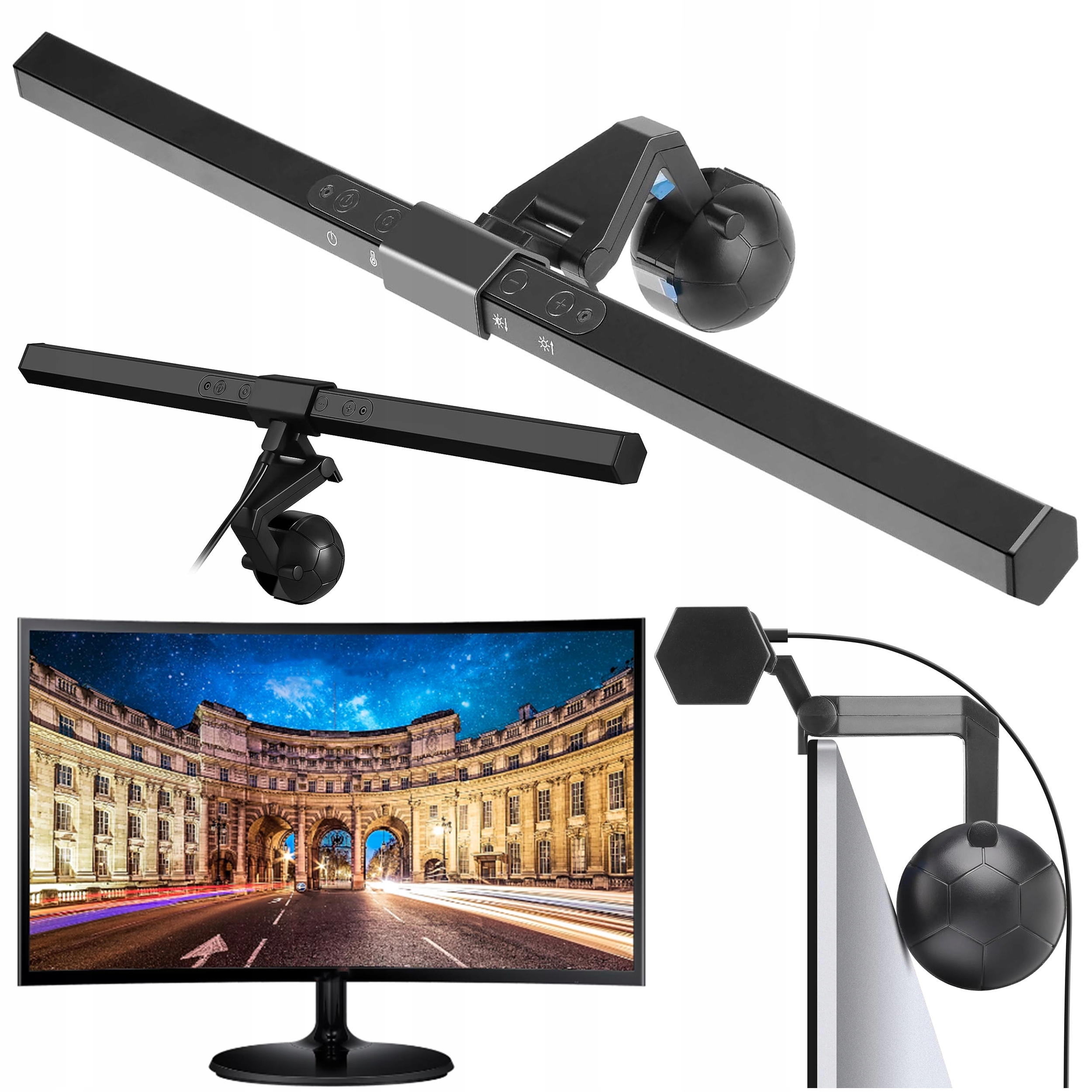 LAMPKA DO KOMPUTERA LAPTOPA UCHWYT NA EKRAN DO MONITORA REGULACJA Kod producenta GU-2