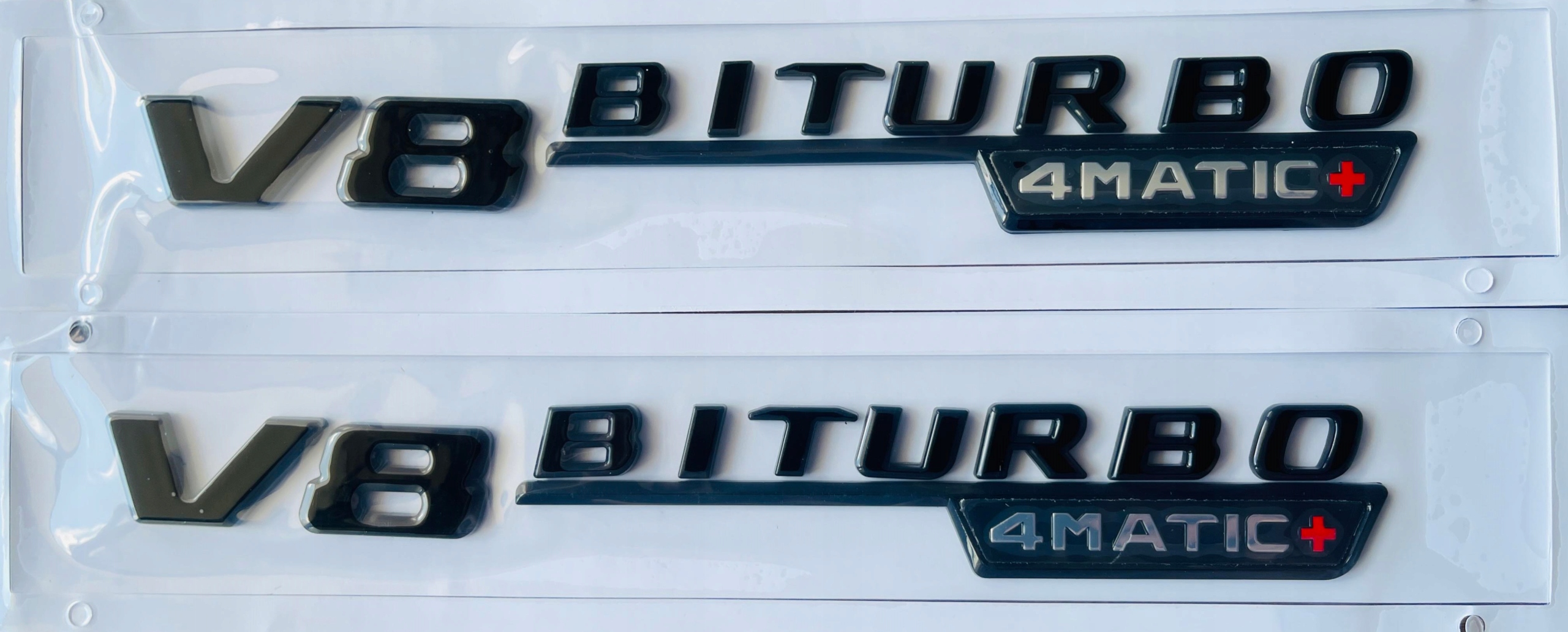 EMBLEMAT NAPIS ZNACZEK Mercedes na błotnik V8 Biturbo 4M+ Marka Inna