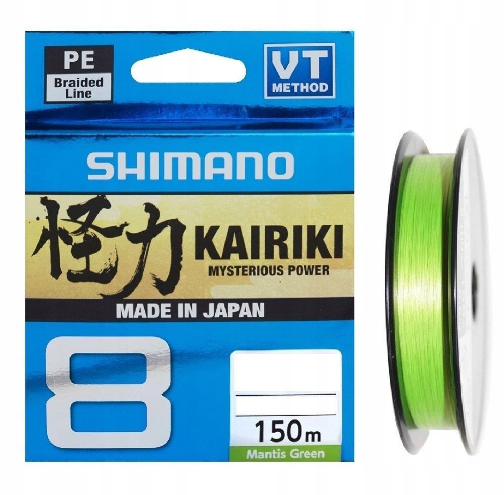 Plecionka Shimano Kairiki 8 0,13 mm x 150 m Green