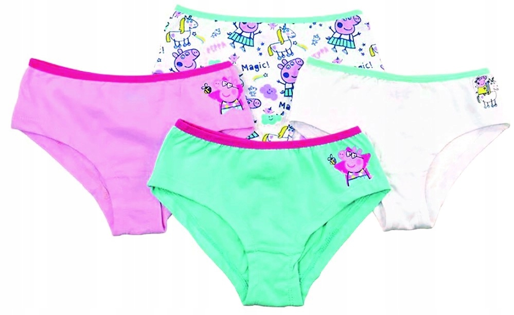 

Majtki Dziewczęce 122/128 Świnka Peppa 4 Pak