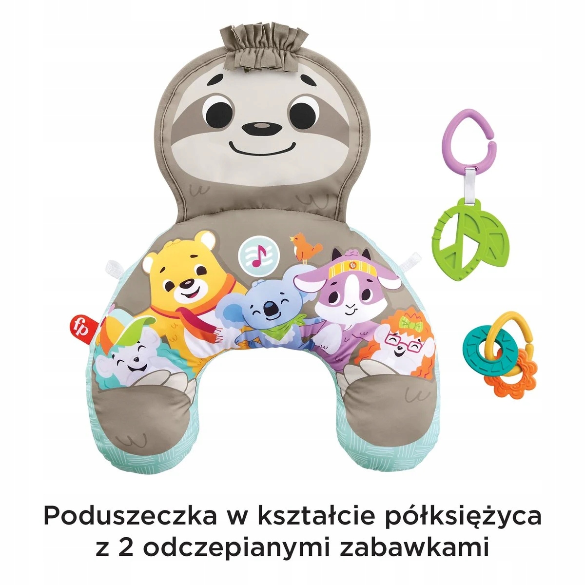 FISHER-PRICE MUZYCZNY LENIWIEC PODUSZKA Z WIBRACJĄ Płeć chłopcy dziewczynki
