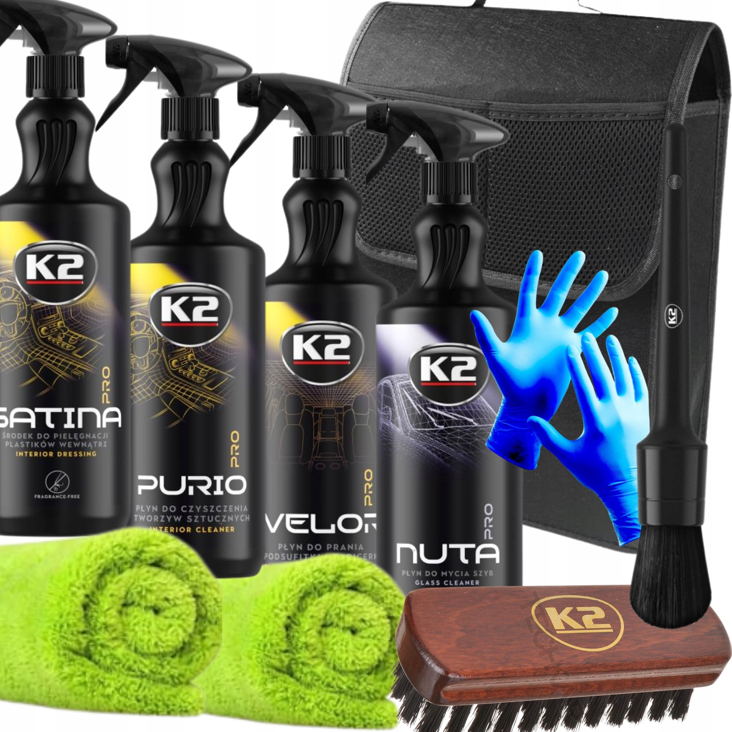 K2 Zestaw Kosmetyków Do Auta Detaling Kuferek Idelany BOX39