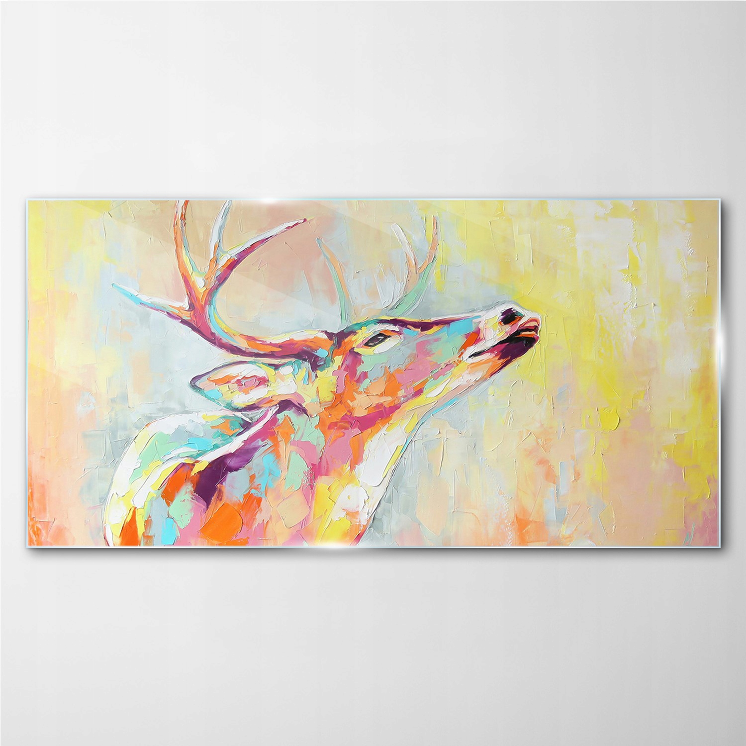 

Obraz z nadrukiem szklany Zwierzę jeleń 100x50 cm