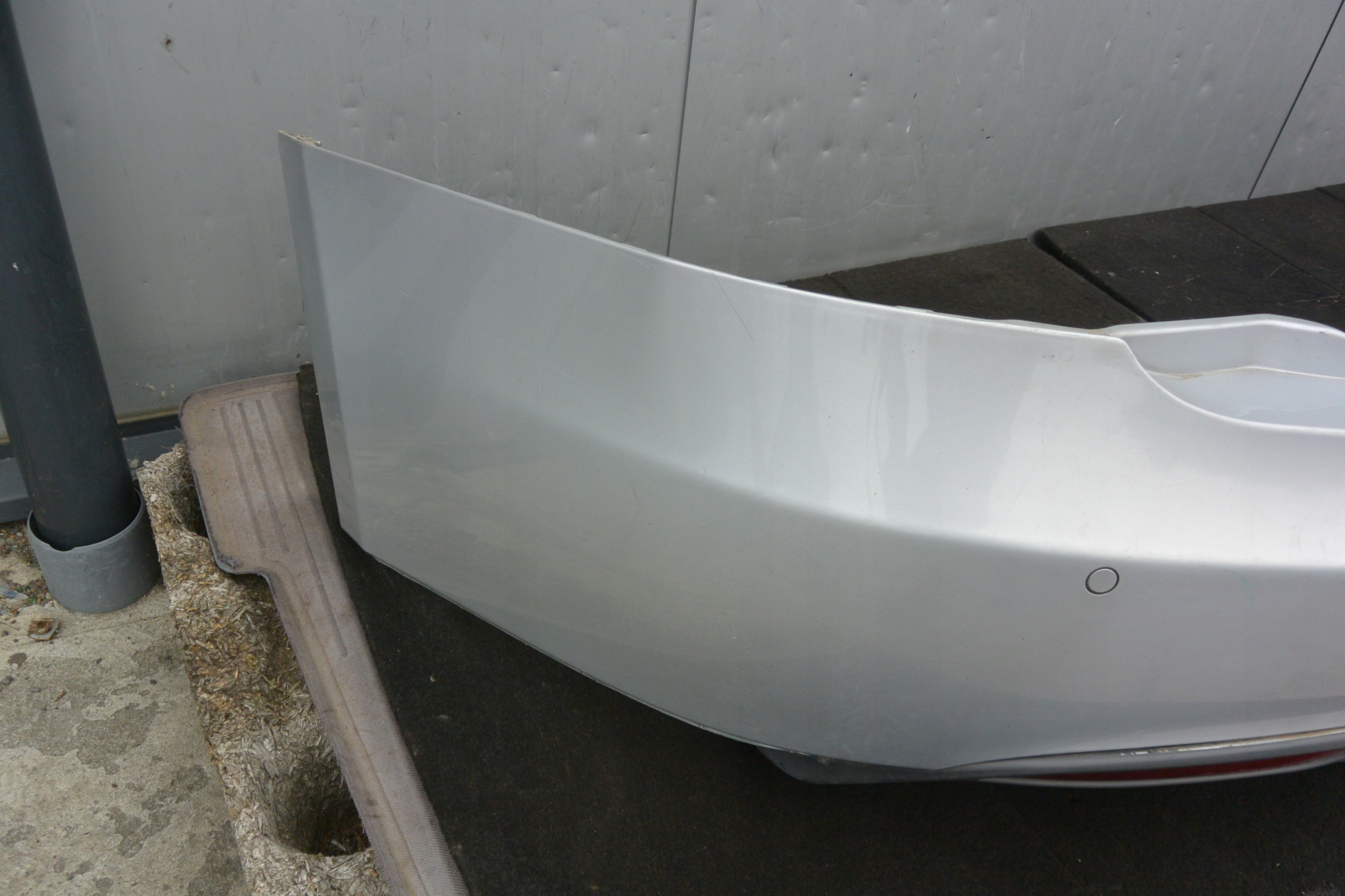 TESLA MODEL S 2013-2016 bumper rear part KPL 4X PDC SPOILER ODBLASKI