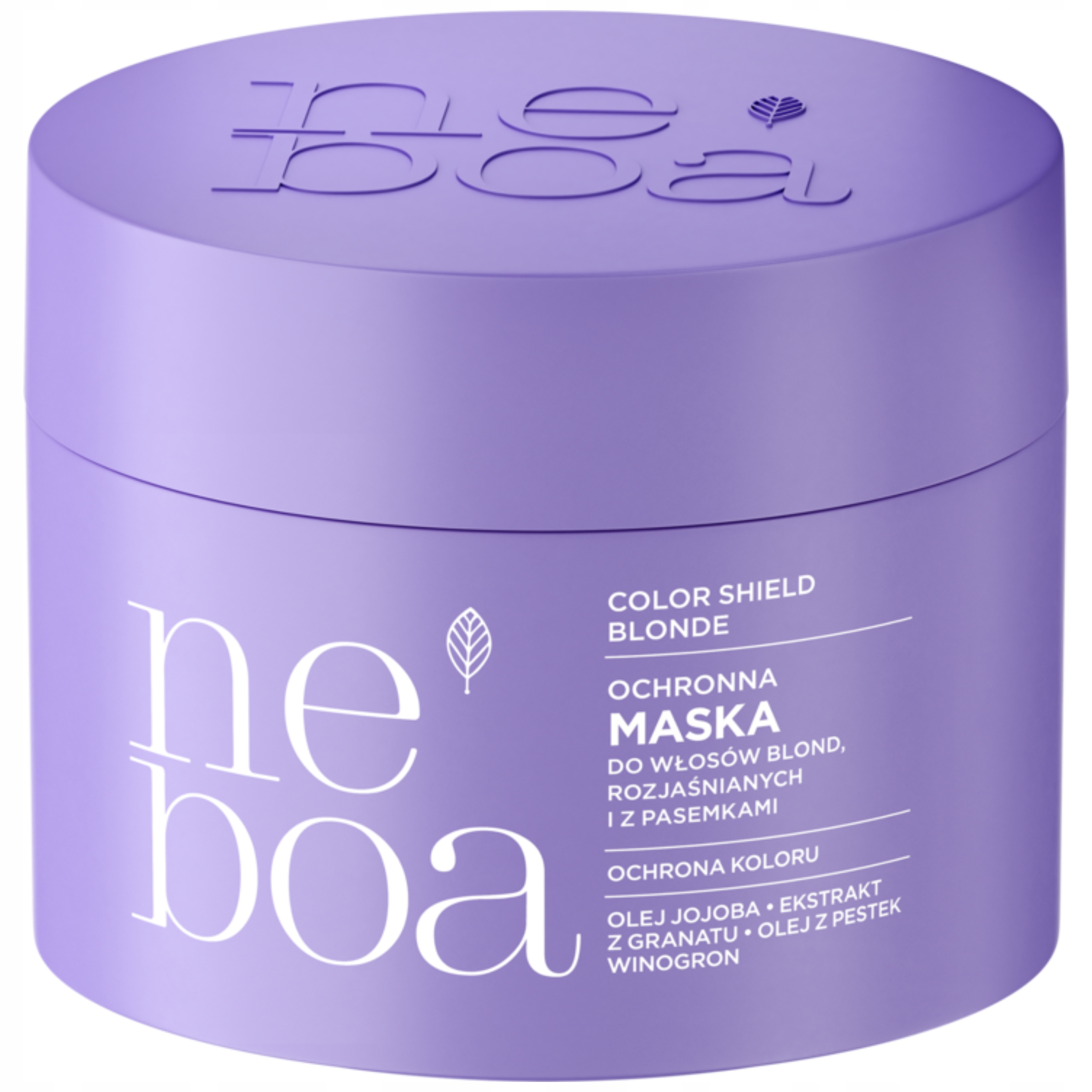 Neboa Maska Do Włosów Blond Fioletowy Pigment Neutralizacja Żółtych Tonów