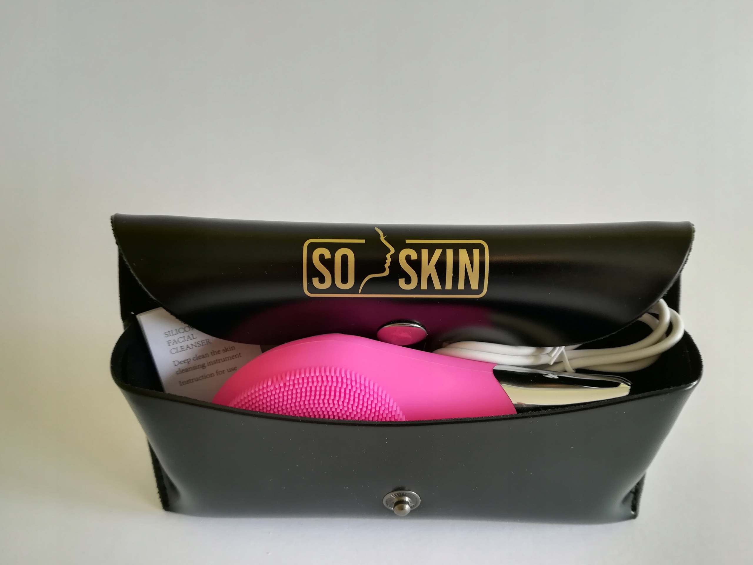 Soniczna Szczoteczka do Twarzy + Masażer + Etui Marka inna marka