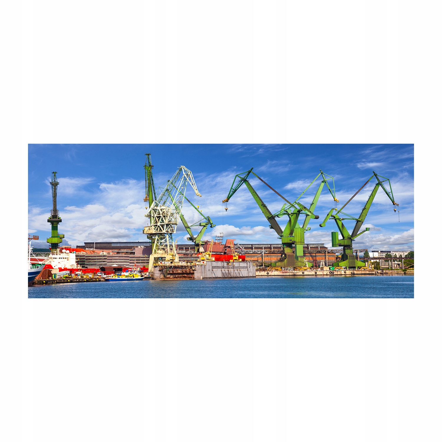 

Foto obraz szkło akryl Stocznia w Gdańsku 125x50cm