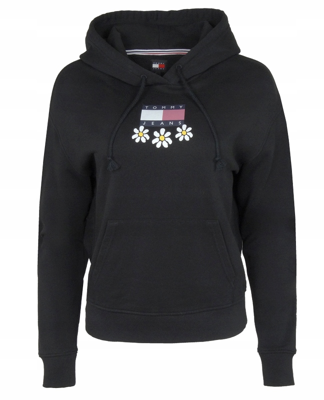 Tommy Jeans Dámská mikina, černá, velikost S