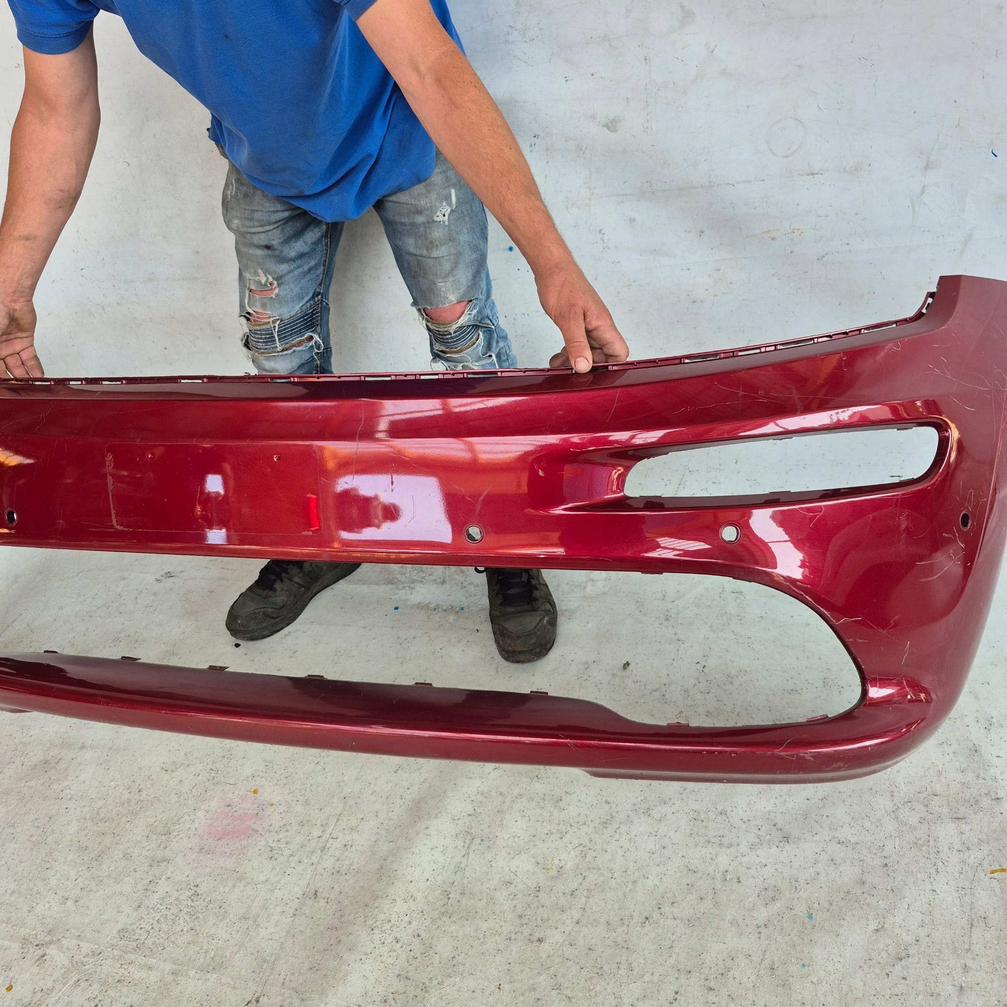 JEEP GRAND CHEROKEE IV 4 SRT-8 10-13 bumper front front PDC