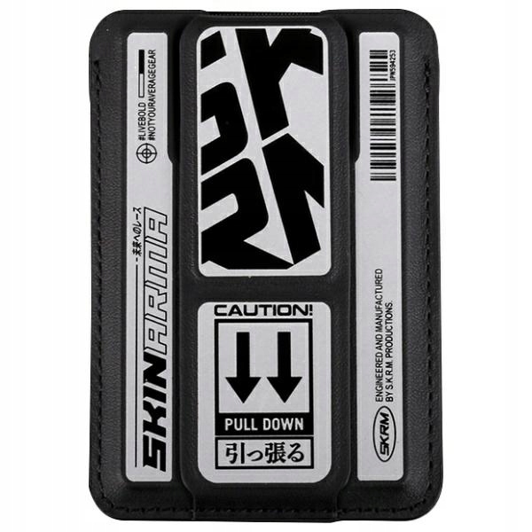 Peněženka Skinarma Kado Kira Kobai Wallet Mag-Charge Grip Stand chrome
