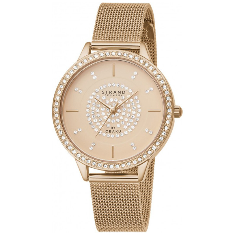 Dámské hodinky Strand S711LXVVMV Zirkony růžové s