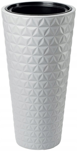 

Donica Z Wkładem Diament Slim 30 wys.57cm Platyna