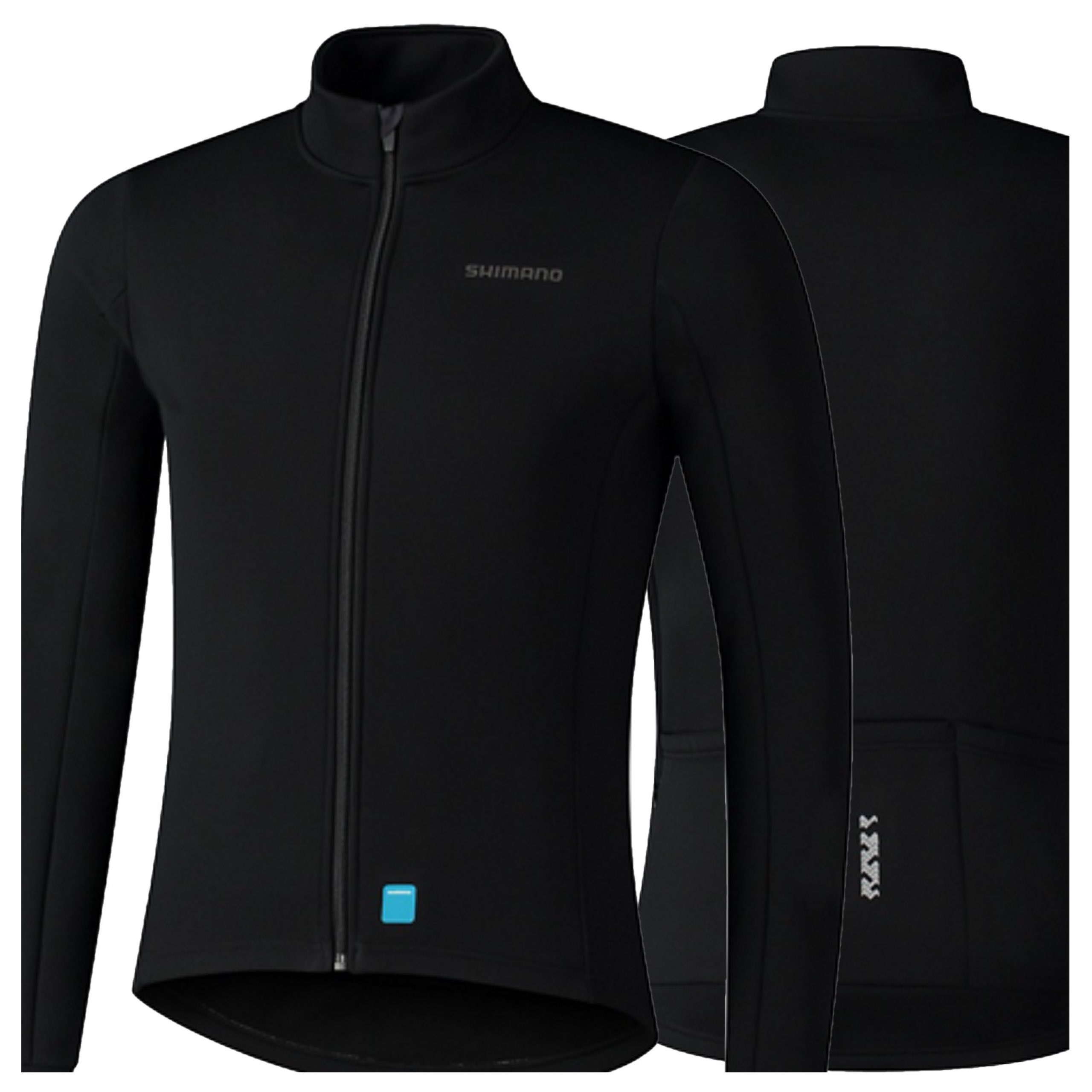 Kurtka Rowerowa Zimowa Shimano Element Czarna rozmiar M