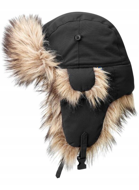 Fjällräven čepice, černá, velikost M