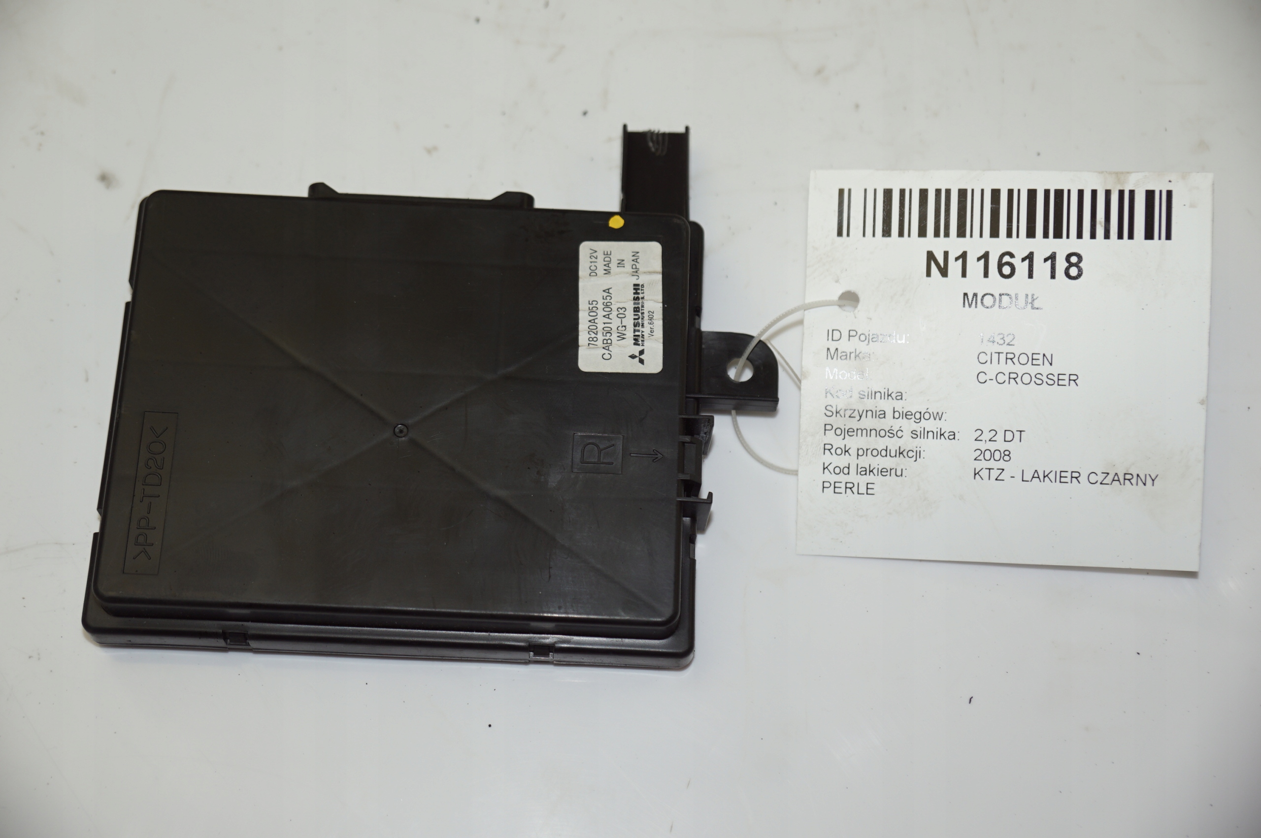 Module Climatisateur air conditionné 7820A055 CITROEN C-CROSSER