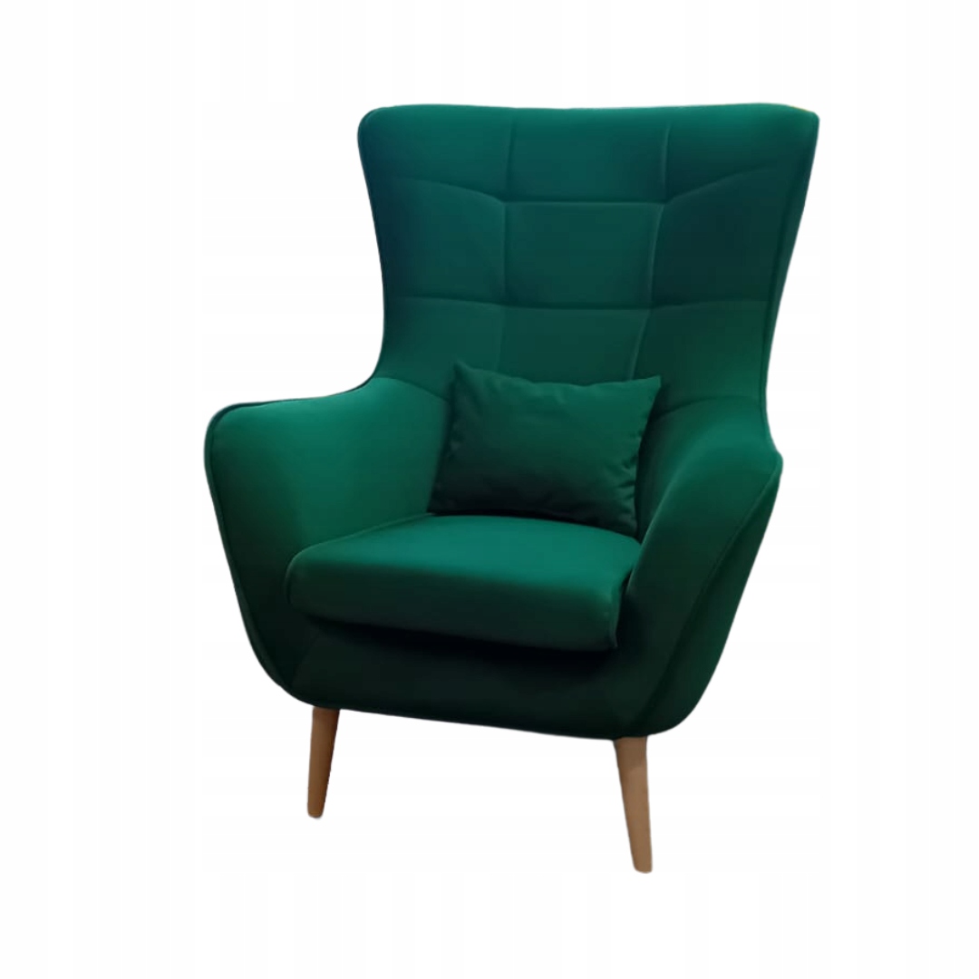 fotel uszak Hornel + pufa (tkanina Spark 15) Marka Mebels-Tap