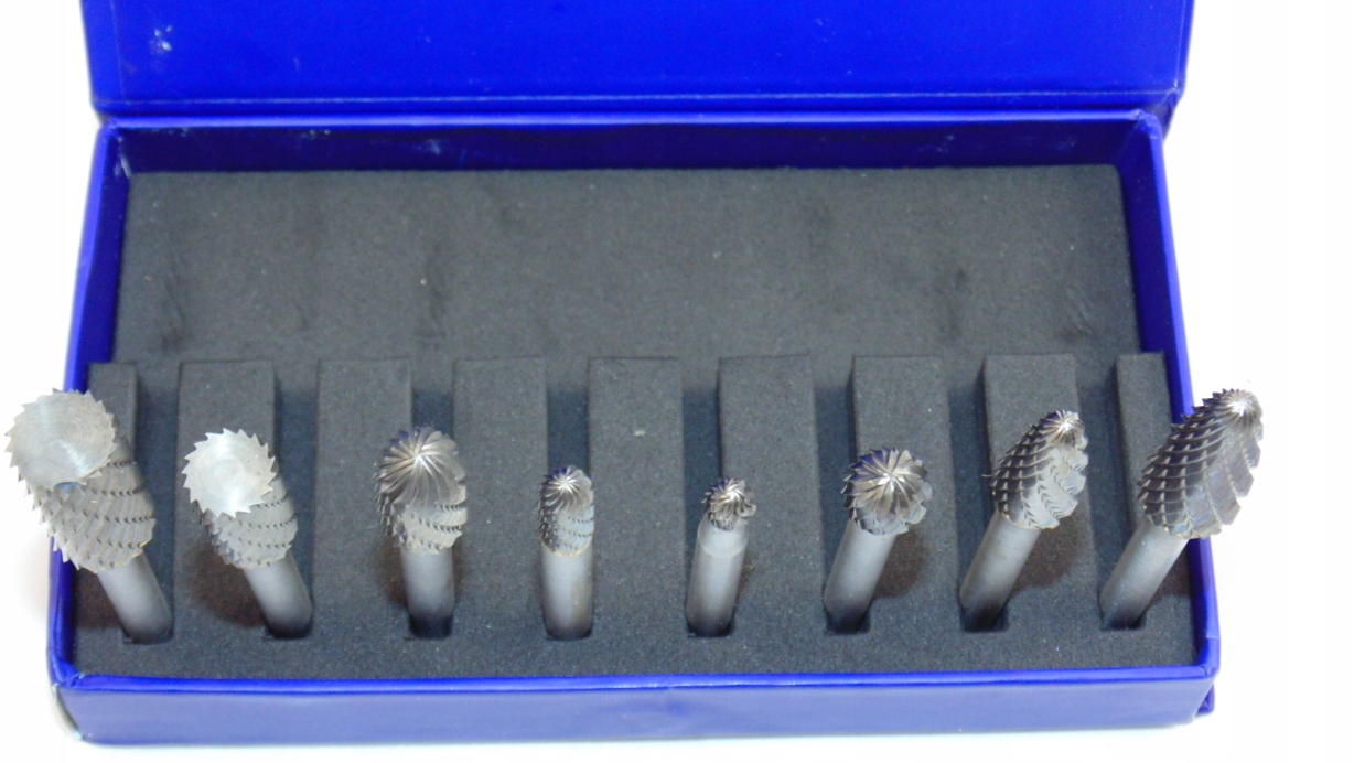 FREZY PILNIKI METALU TRZPIENIOWY 6MM WIDIOWY HSS Weight with packaging 1 kg