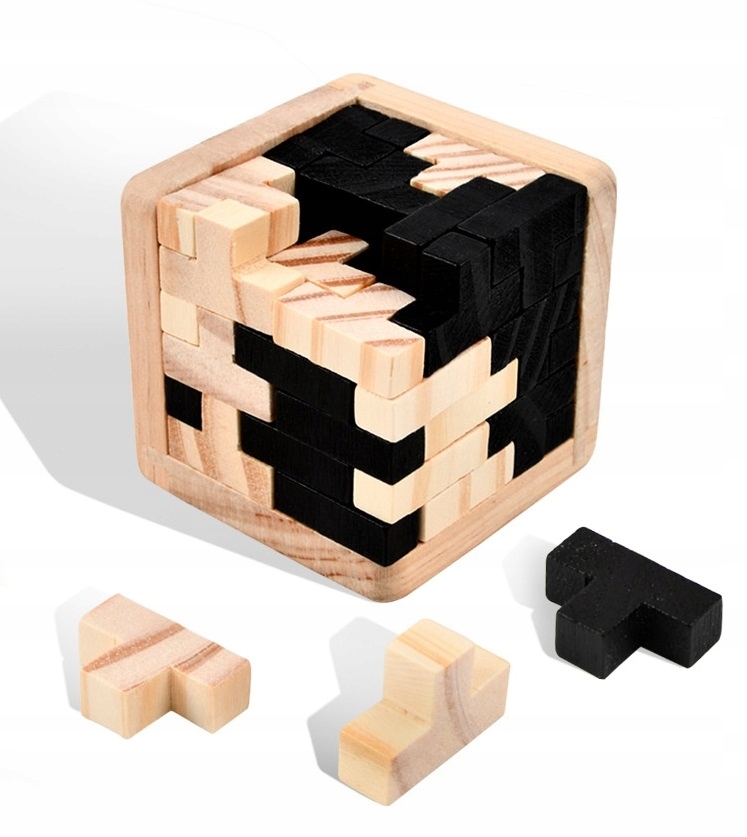 

Drewniana Inteligentna Kostka 3D Tetris