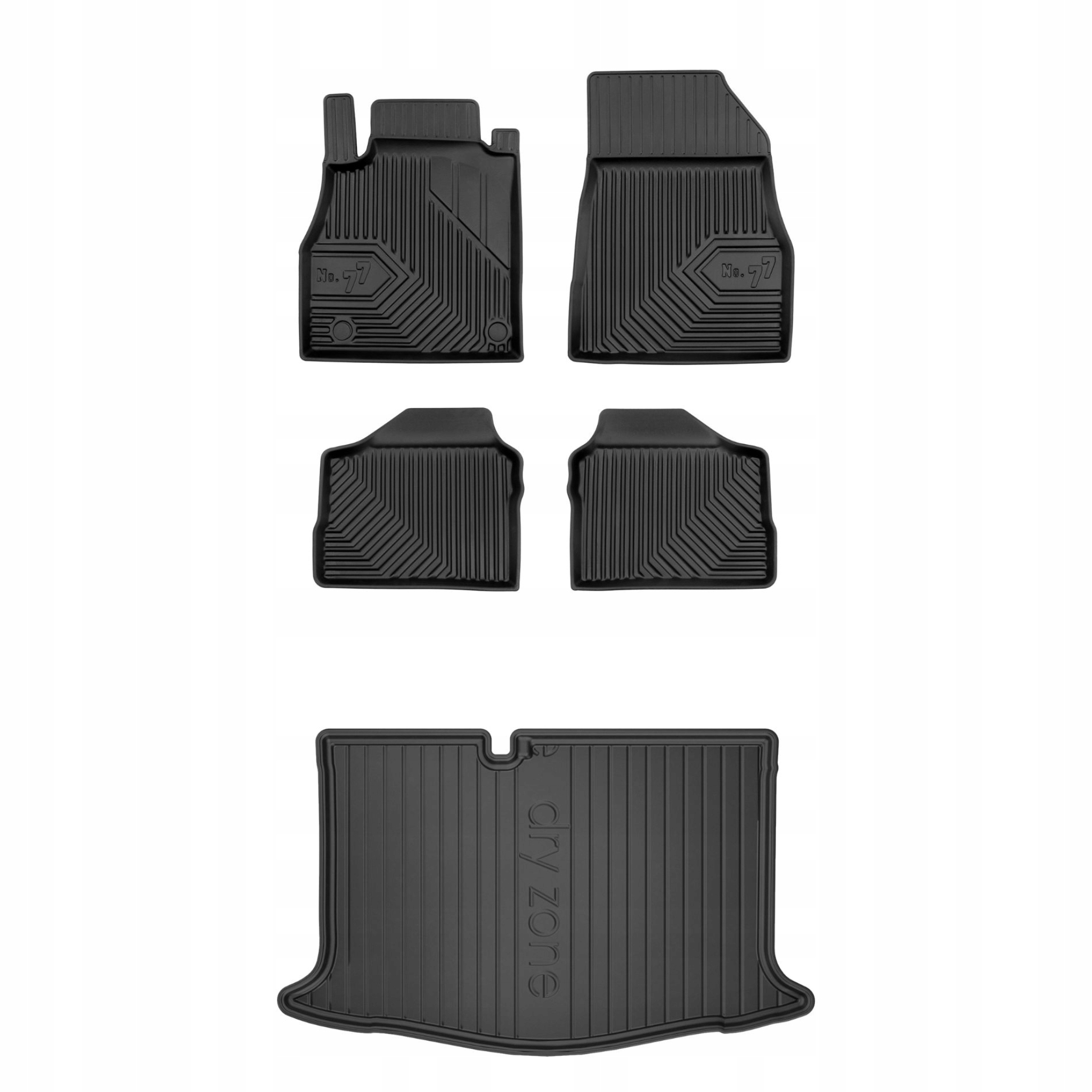 Sada gumových kobercov a rohoží pre Nissan Micra K14