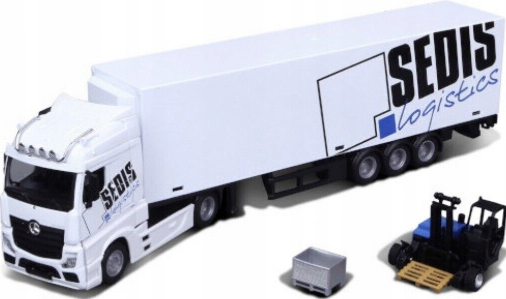 Mercedes Actros návěs vidlice Bburago 1:43