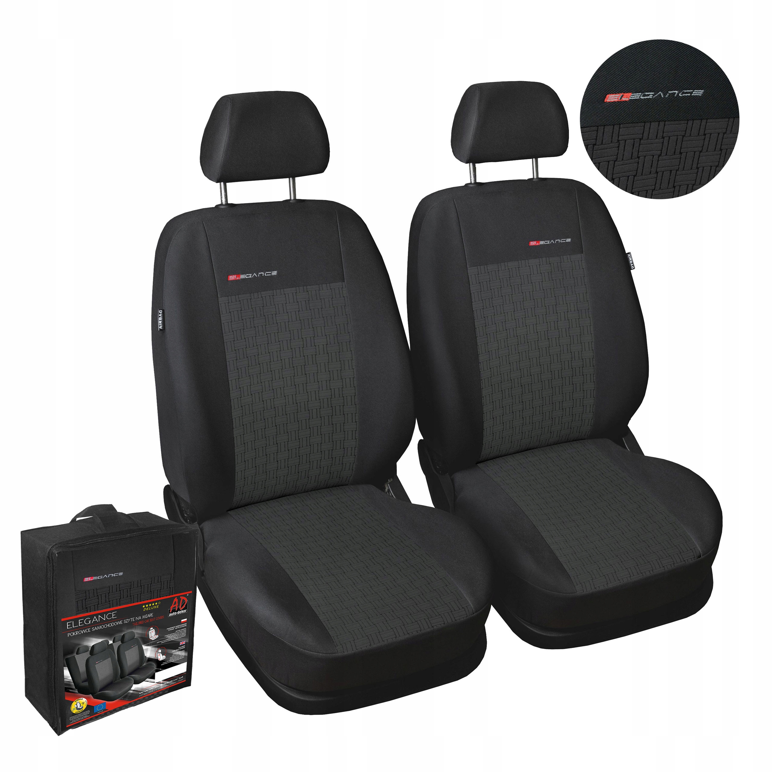 Poťahy určené pre Dacia Dokker Van 1+1 2012-2017, vzor P1
