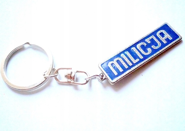 

Brelok do kluczy Milicja classic Prl