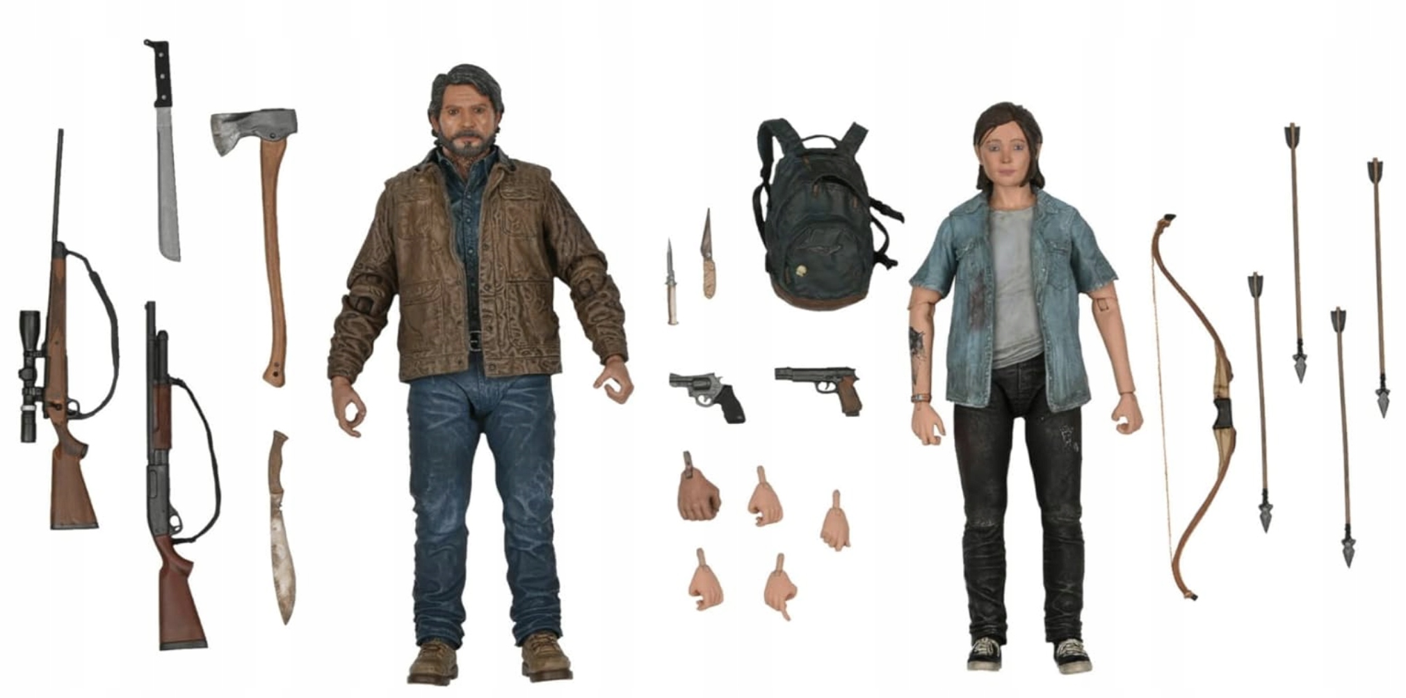 The Last of Us 2 Figurky Ultimate 2 Pack Joel & Ellie 18 cm příslušenství
