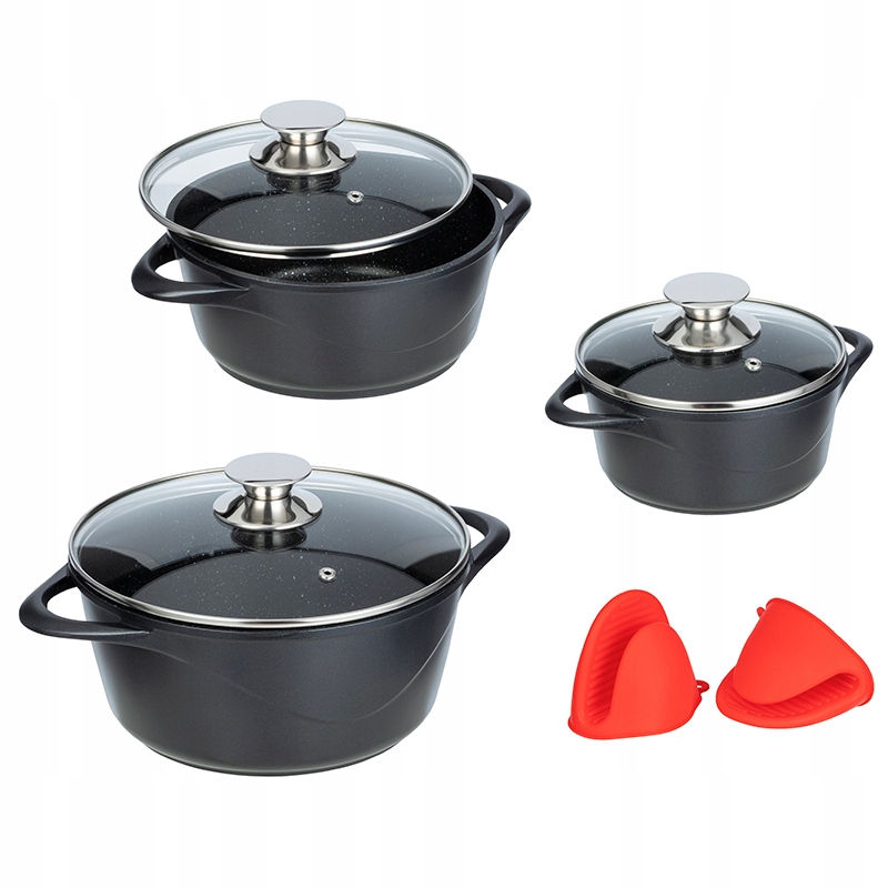 Sada hrnců sada indukčních hrnců Mpm MGK-18