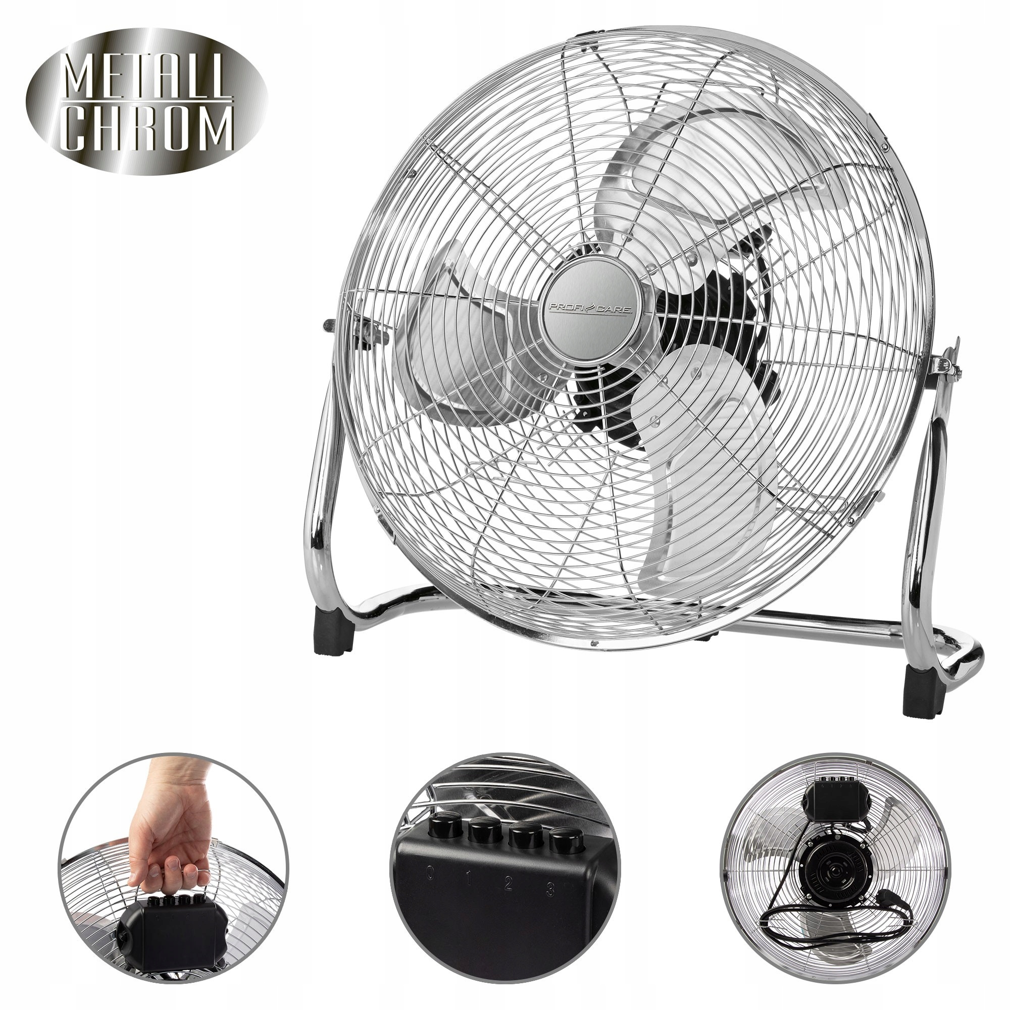 WENTYLATOR PODŁOGOWY CYRKULATOR POWIETRZA PROFICAR Stan opakowania oryginalne