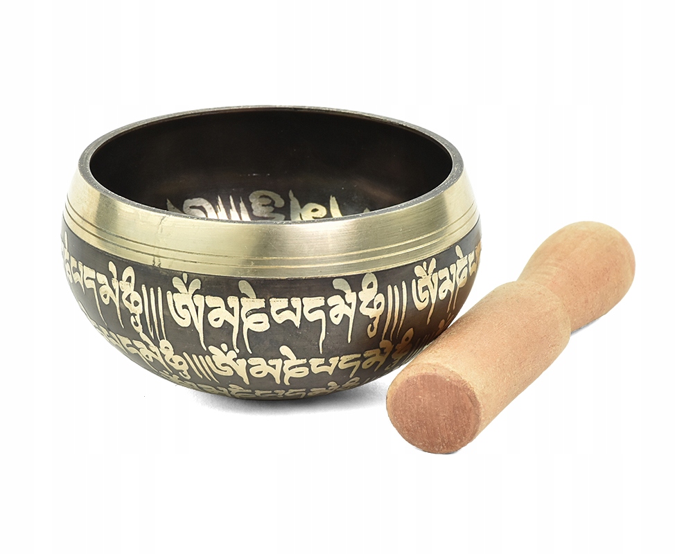 Tibetská mísa s paličkou č. 167 zdobená 315 g