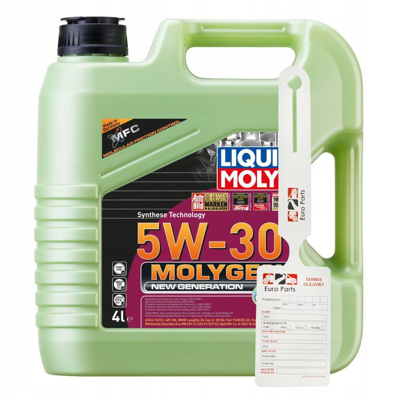 

Liqui Moly Molygen Olej 5W30 Acea C2 C3 Api Sn 4L