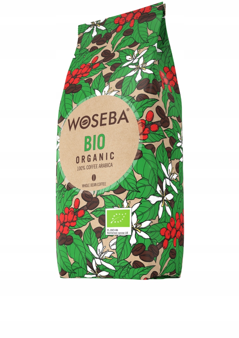 Kawa ziarnista Woseba Bio Organic 100% Arabica 1000 g