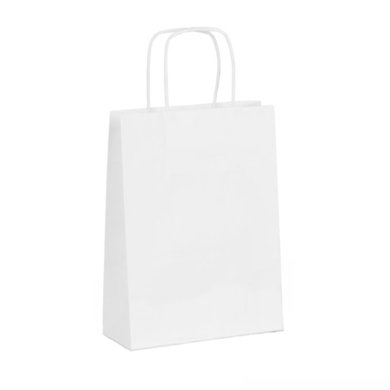 

Torba Papierowa 18x8x22 biała 90g/m2 Mocna A5