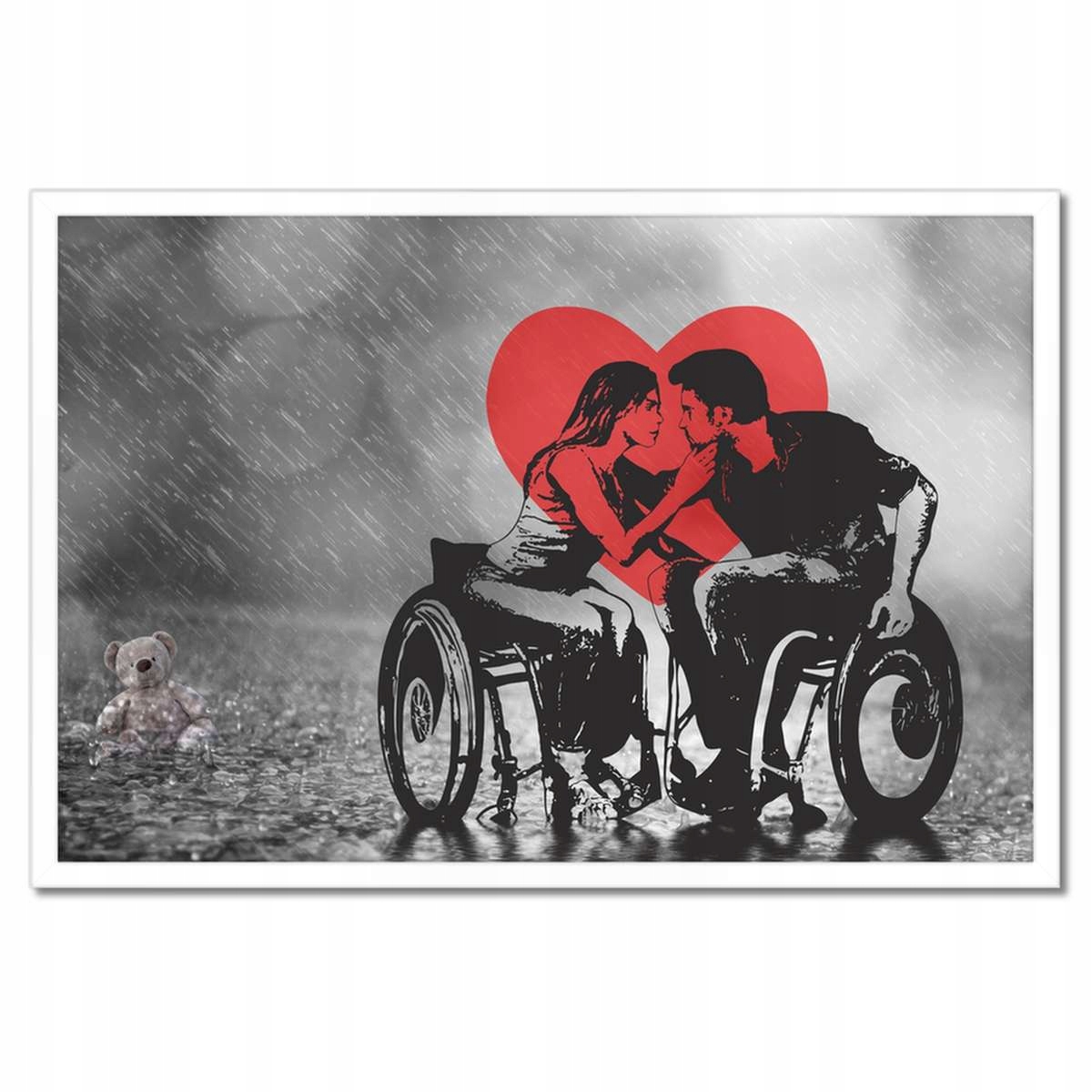 Plakáty v rámu 60x40 Láska Pocit Vztah