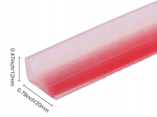 TAŚMA LISTWA USZCZELKA PRÓG PRYSZNICOWY DO ŁAZIENKI BARIERA WODNA ZAPORA 1M Kod producenta 1
