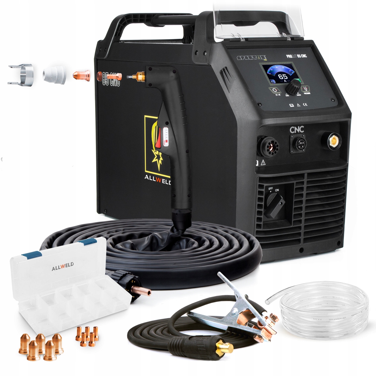 Plazmová Řezačka Plazma Spartus Procut 85 Cnc 400V 65A 40 MM Igbt LCD Hf