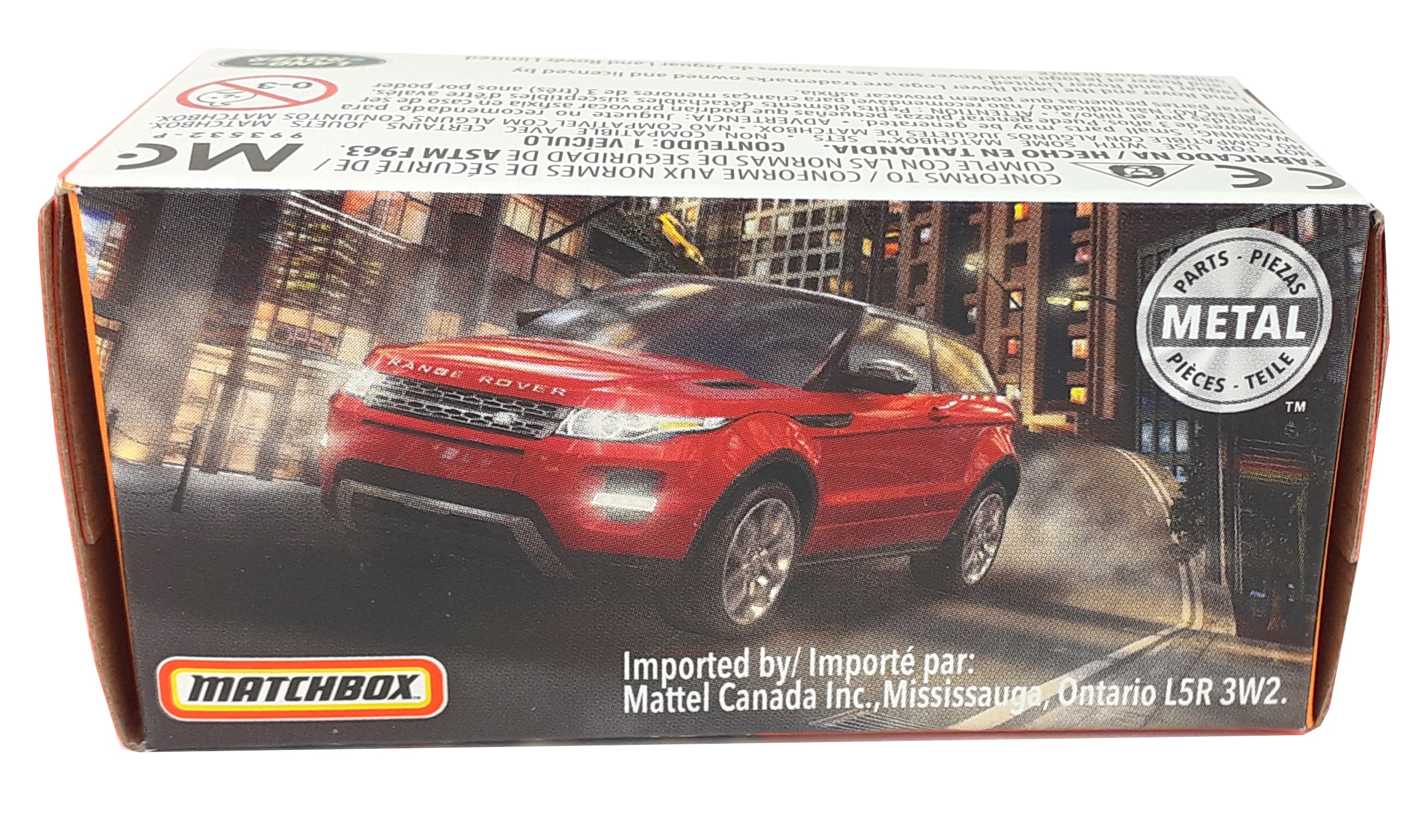 

Matchbox Model Metalowy 2014 Range Rover Evoque