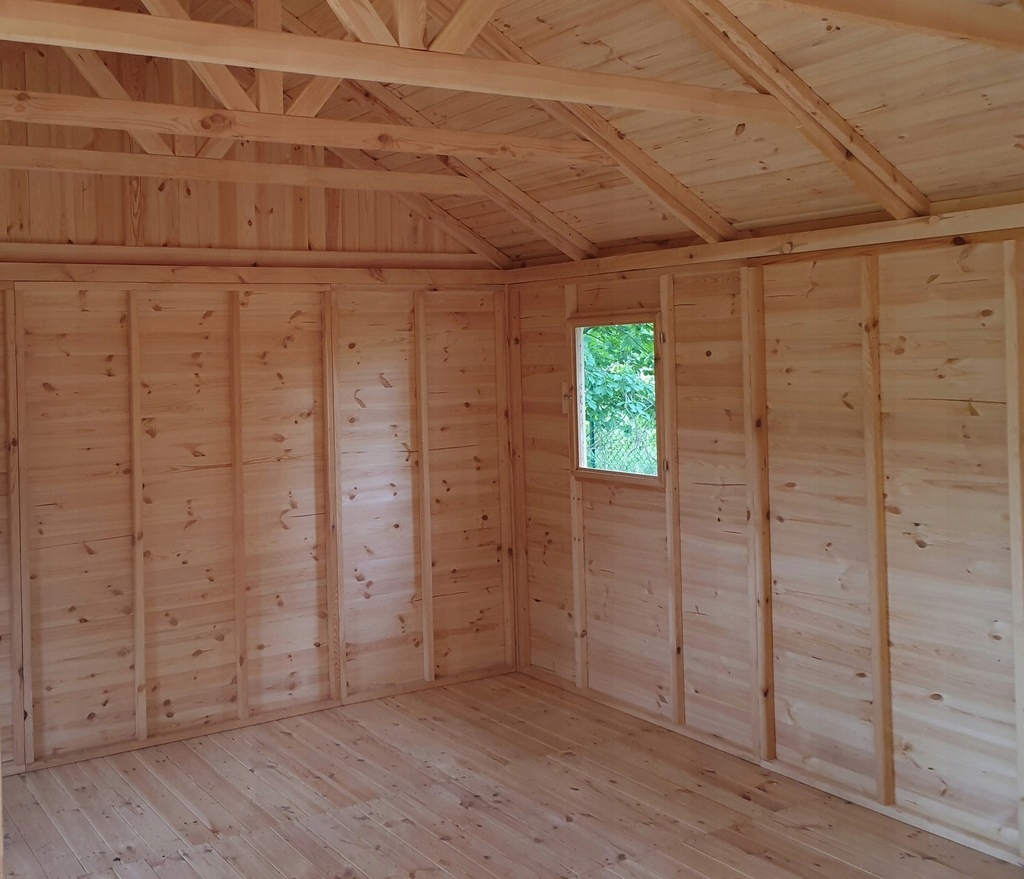 Domek Drewniany Ogrodowy Letniskowy Altana 6x4m KOMPLETNY Drewno Sosnowe Producent inna