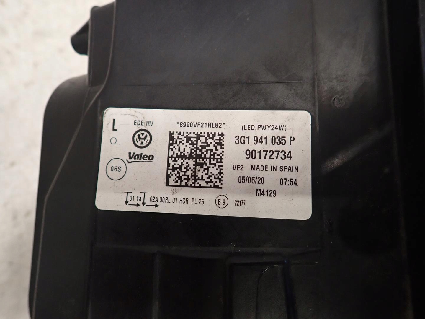 light front front left VW PASSAT B8 LIFT 2019- FULL LED 3G1941035P
