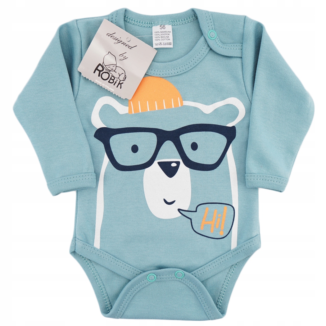 

Body r.68 iceberg z misiem wzór 694 Miś Hi!