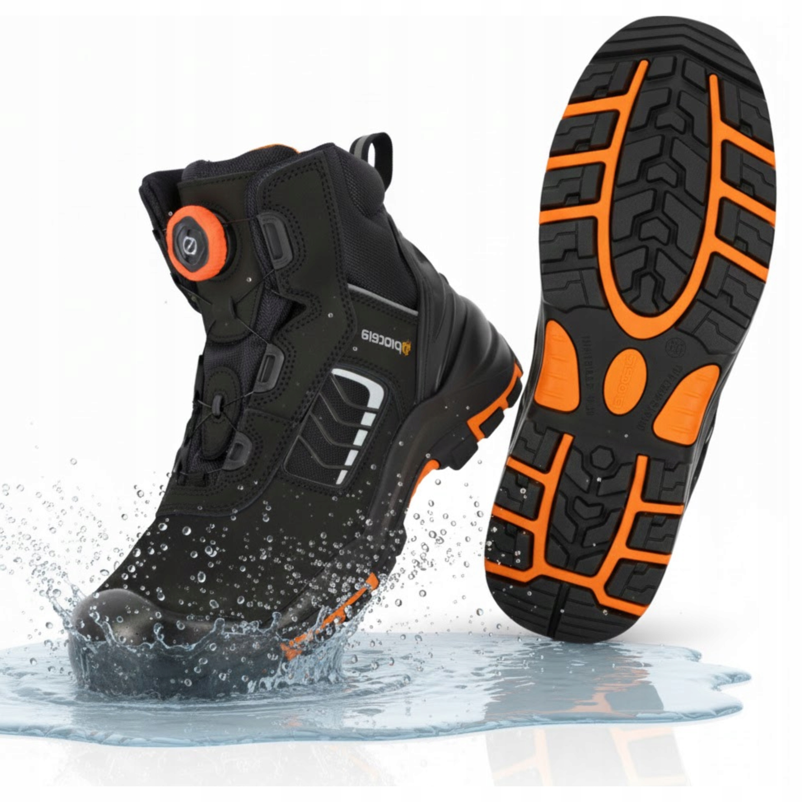 Buty Trzewiki Robocze Zimowe Procera S3 Sznurówki System Boa Nieprzemakalne