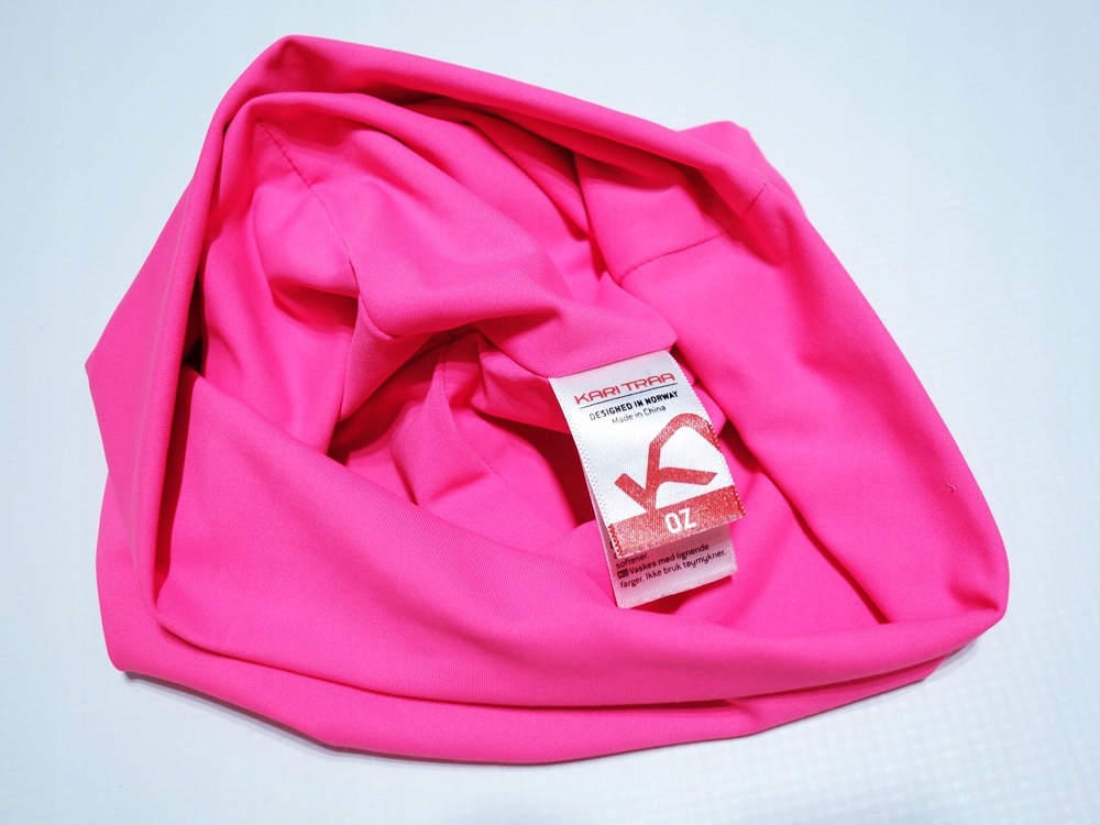 KARI TRAA czapka termoaktywna do sportu-turystyki NEON one size XS S M L XL Rozmiar uniwersalny