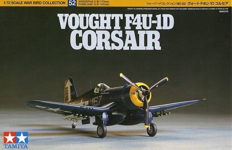 Tamiya 60752 Vought F4U-1D Corsair, 1/72