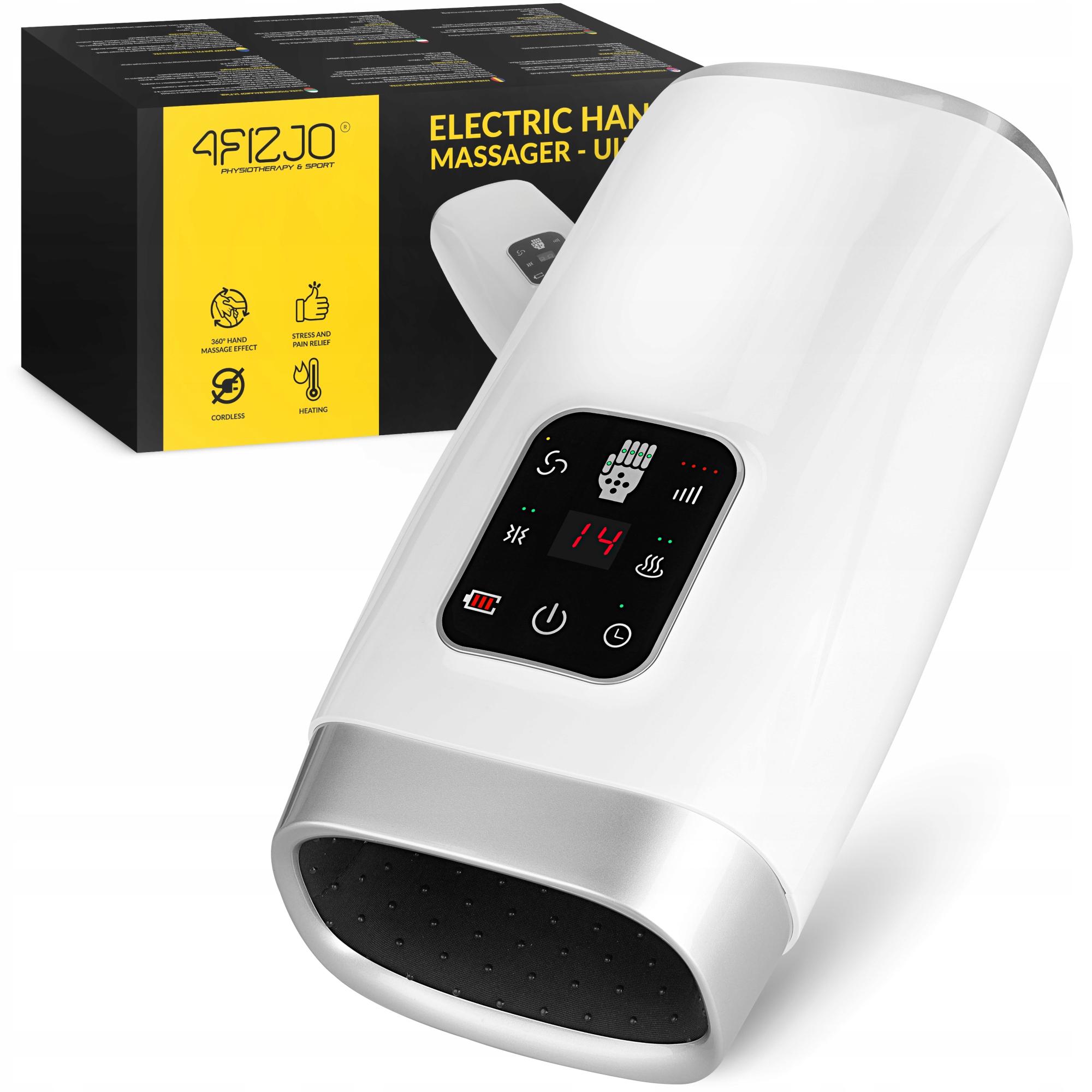 Masażer Do Dłoni Elektryczny Bezprzewowdowy Uciskowy Do Ręki Masaż Spa