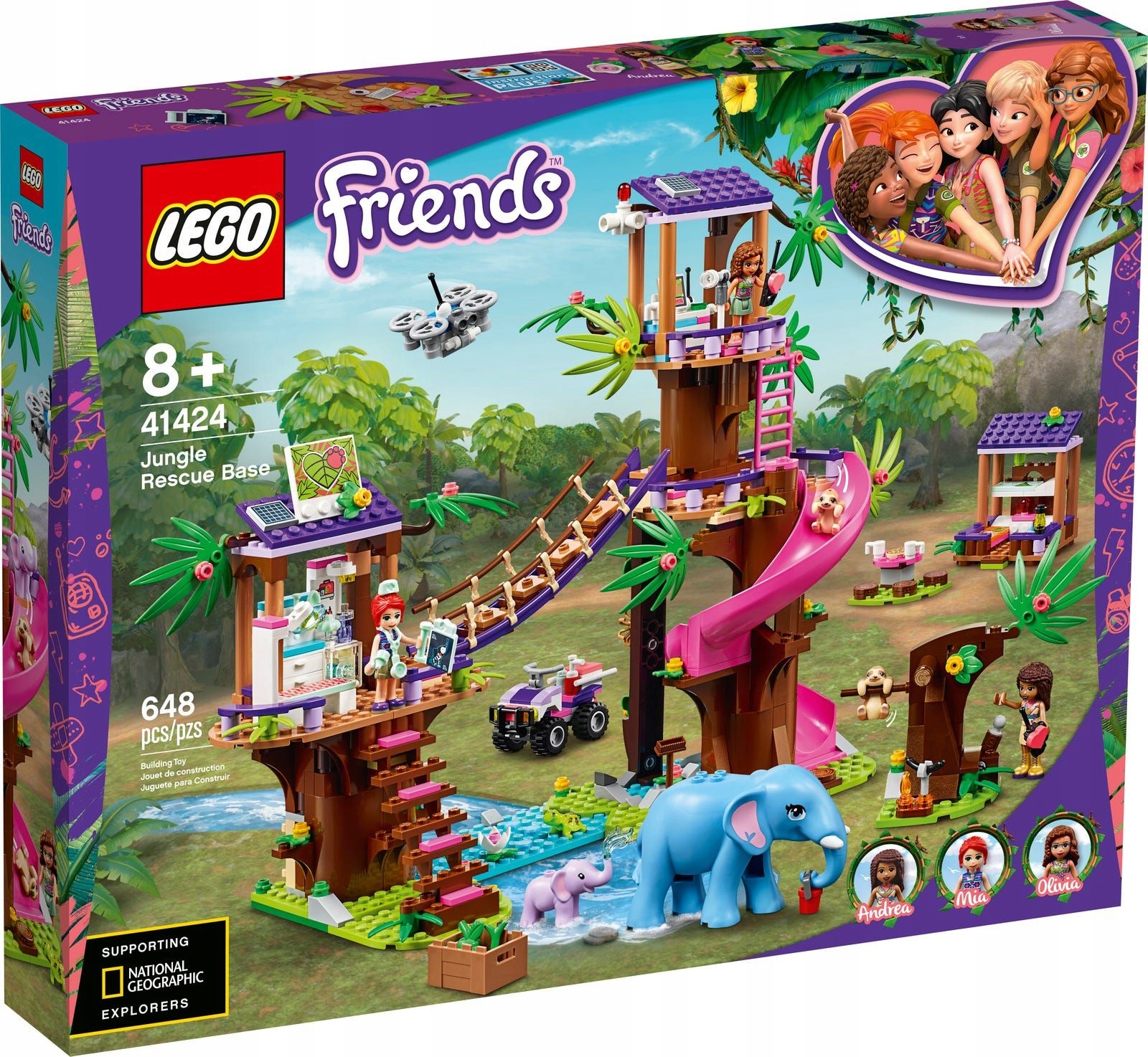 Lego Friends 41424 Záchranná základna Nové