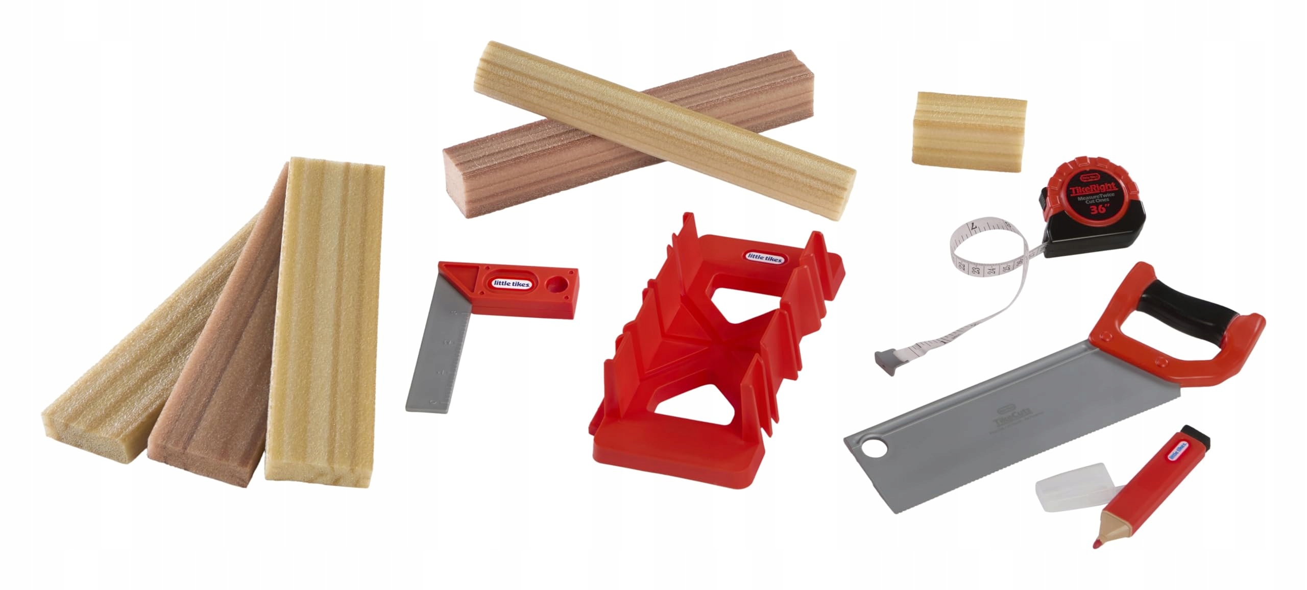 Little tikes Creative Construction Measure Cut Set Includes 5 Accessori