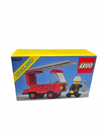nový Lego 6621 Legoland Town City Hasičský vůz hasič Misb 1984