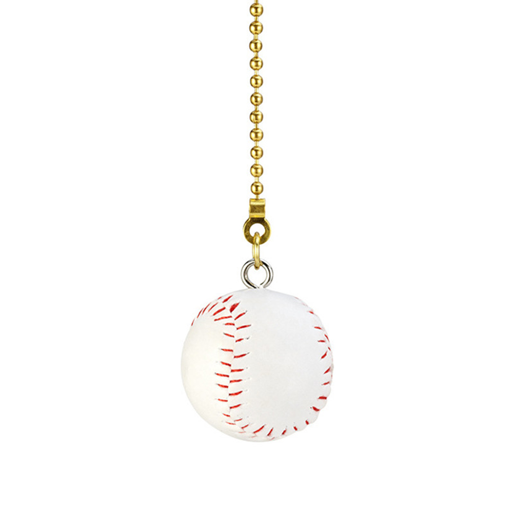 WENTYLATOR SUFITOWY WYCIĄGA ŁAŃCUCH SPORTOWY W KSZTAŁCIE BASEBALLU