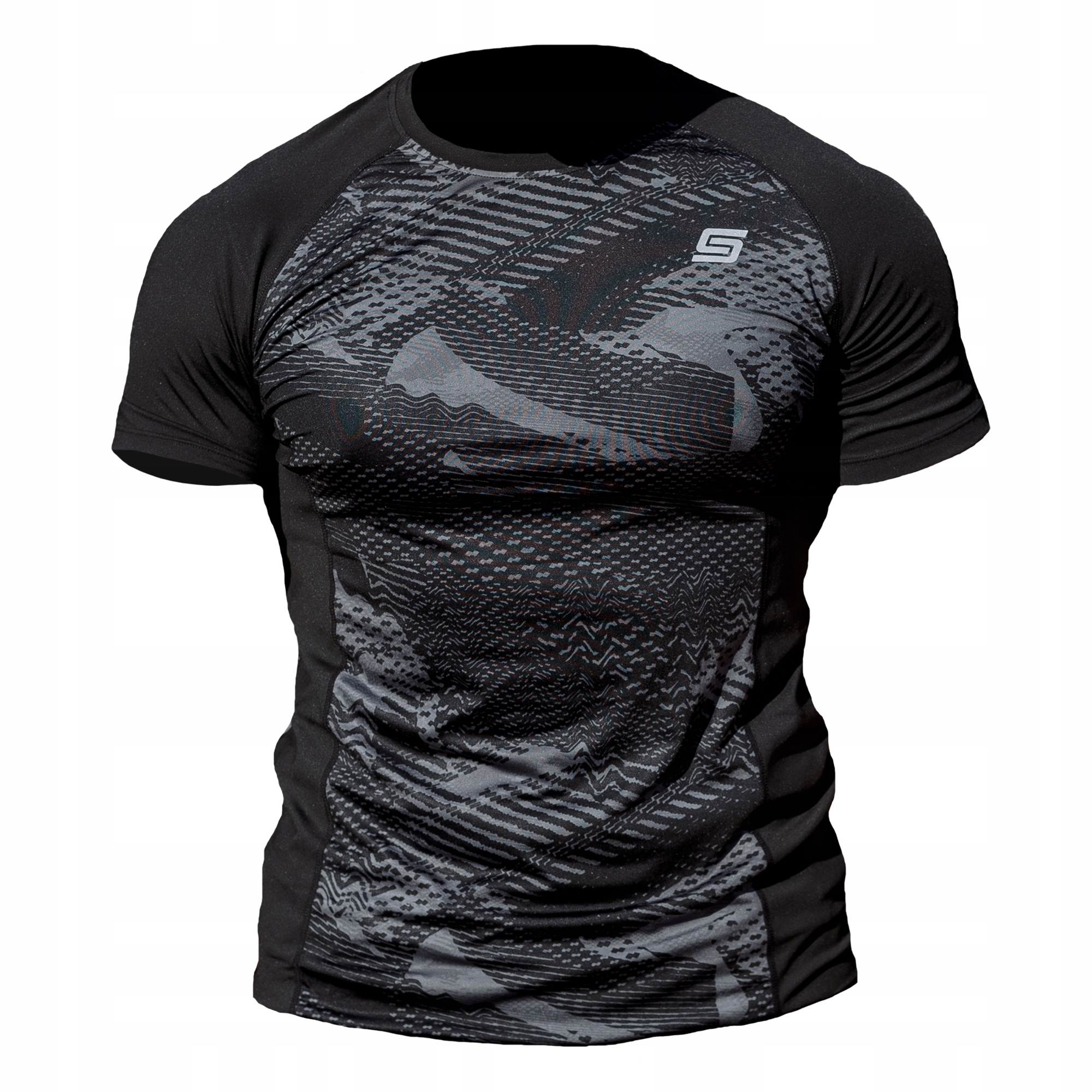 Tshirt sportowy męski kompresyjny termiczny rashguard siłownia fitness bieg