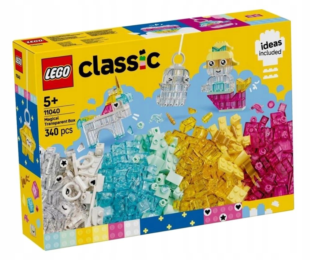 LEGO(R) CLASSIC 11040 MAGICZNY ZESTAW Z PRZEZROCZYST
